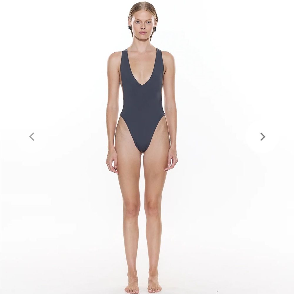 Myraswim Dias one-piece swimsuit in Graphite